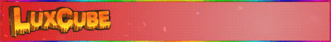 LuxCube Minecraft banner